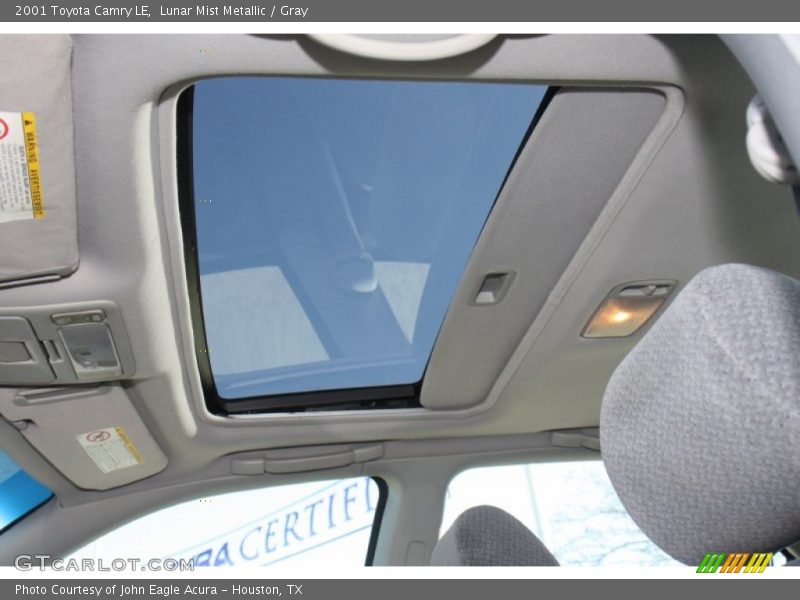 Sunroof of 2001 Camry LE
