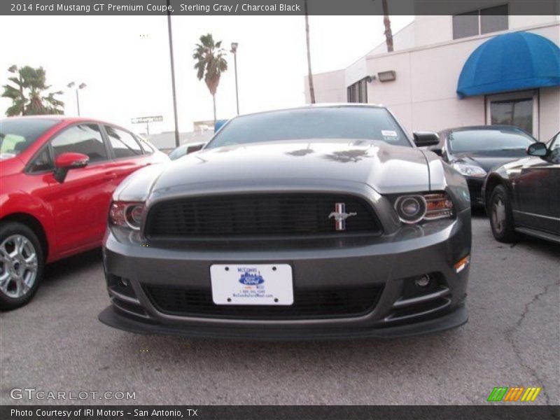 Sterling Gray / Charcoal Black 2014 Ford Mustang GT Premium Coupe