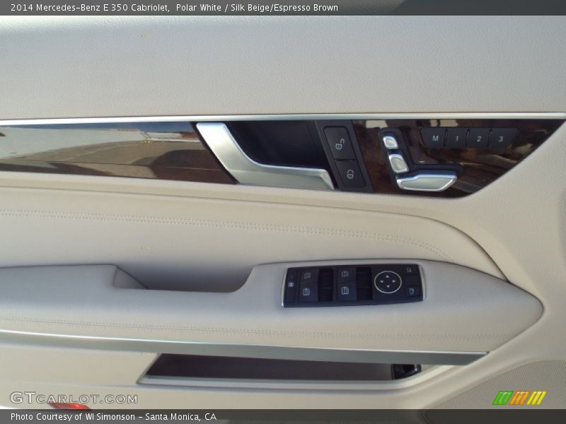 Polar White / Silk Beige/Espresso Brown 2014 Mercedes-Benz E 350 Cabriolet