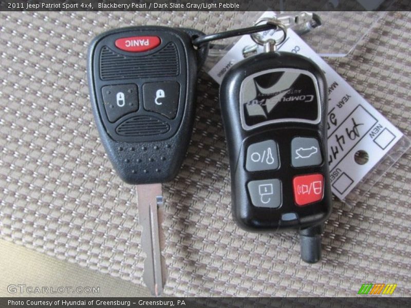 Blackberry Pearl / Dark Slate Gray/Light Pebble 2011 Jeep Patriot Sport 4x4