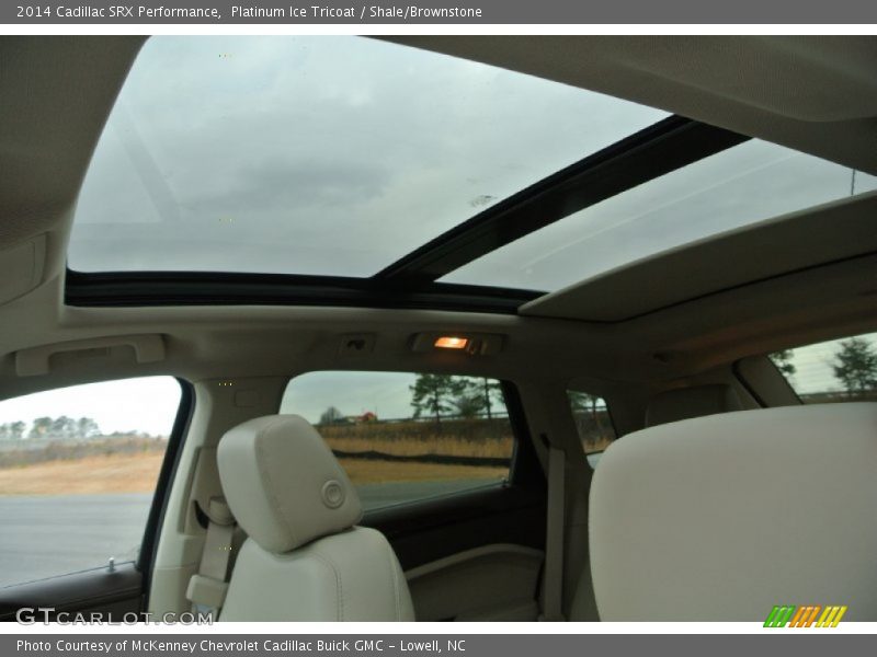Platinum Ice Tricoat / Shale/Brownstone 2014 Cadillac SRX Performance