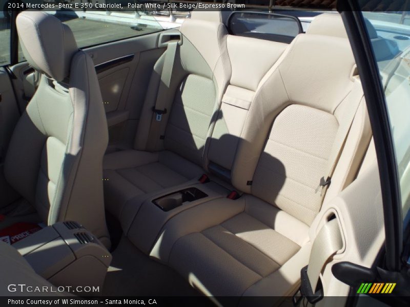 Polar White / Silk Beige/Espresso Brown 2014 Mercedes-Benz E 350 Cabriolet