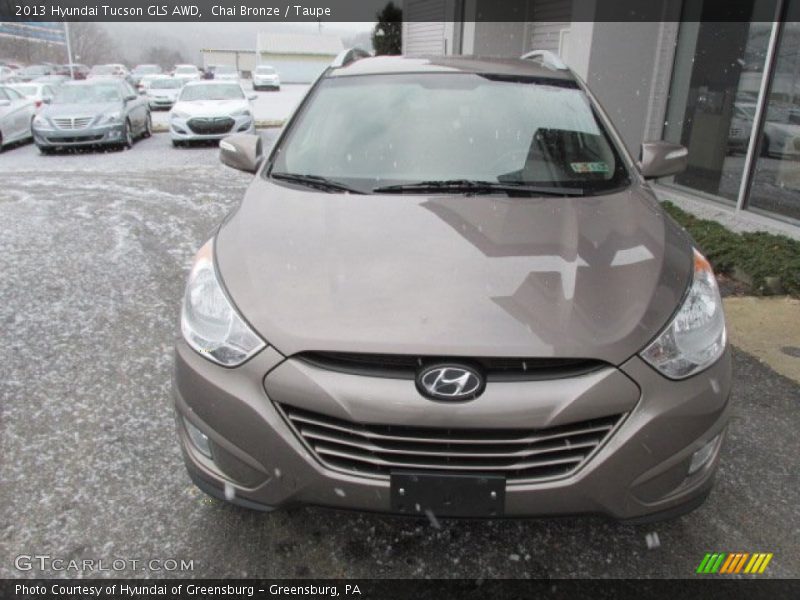 Chai Bronze / Taupe 2013 Hyundai Tucson GLS AWD