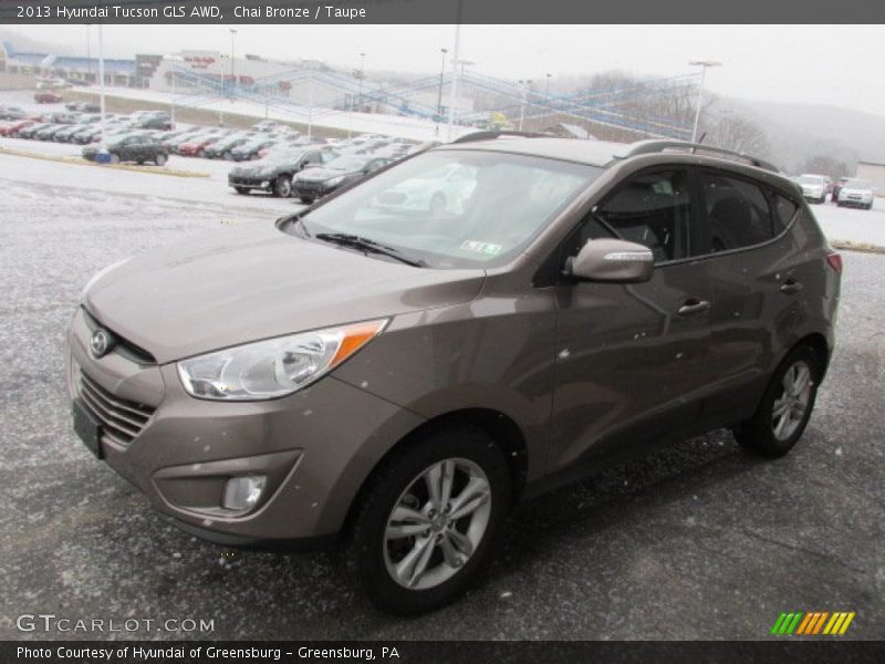 Chai Bronze / Taupe 2013 Hyundai Tucson GLS AWD