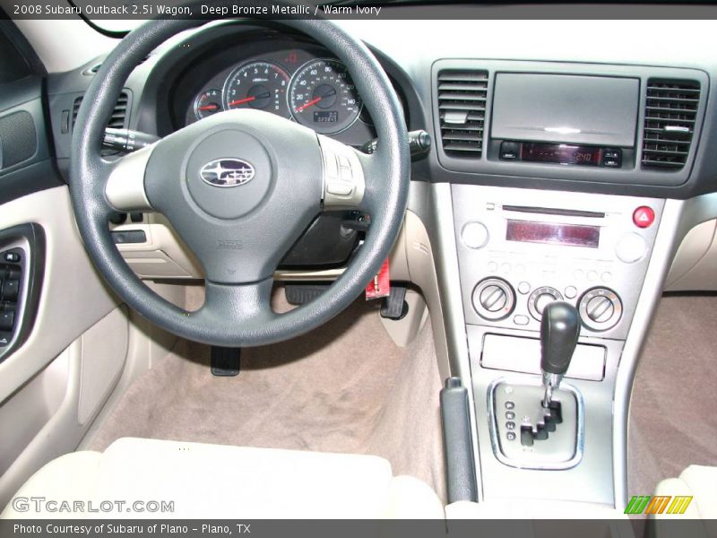 Deep Bronze Metallic / Warm Ivory 2008 Subaru Outback 2.5i Wagon