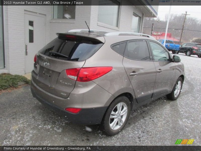 Chai Bronze / Taupe 2013 Hyundai Tucson GLS AWD