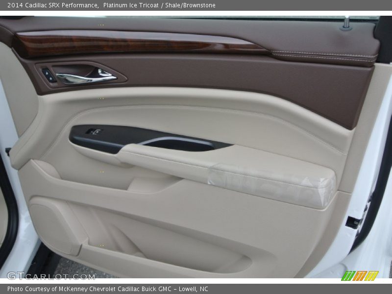 Platinum Ice Tricoat / Shale/Brownstone 2014 Cadillac SRX Performance