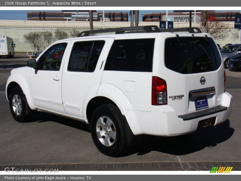 Avalanche White / Desert 2006 Nissan Pathfinder S