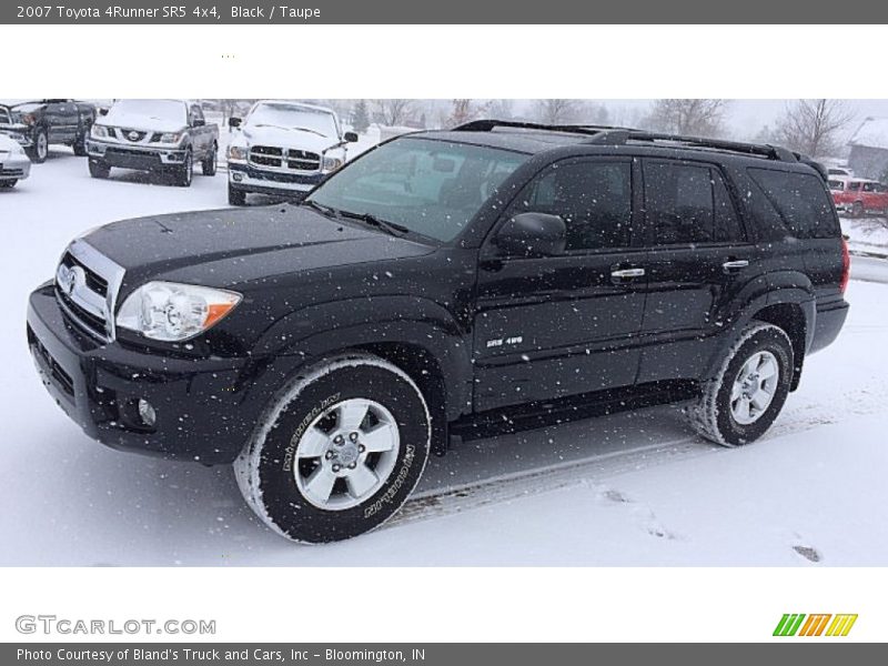 Black / Taupe 2007 Toyota 4Runner SR5 4x4