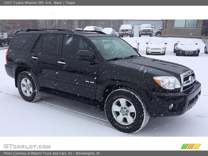 Black / Taupe 2007 Toyota 4Runner SR5 4x4