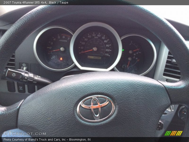 Black / Taupe 2007 Toyota 4Runner SR5 4x4