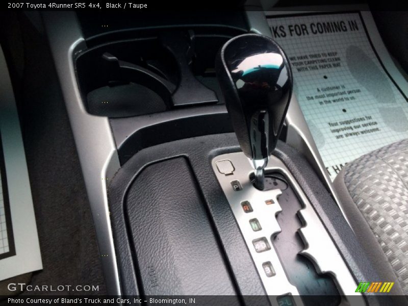 Black / Taupe 2007 Toyota 4Runner SR5 4x4