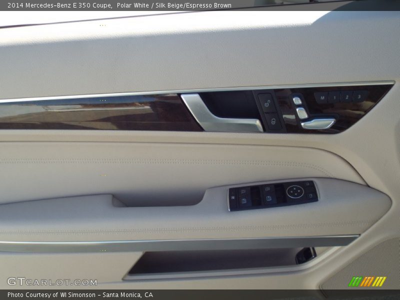 Polar White / Silk Beige/Espresso Brown 2014 Mercedes-Benz E 350 Coupe