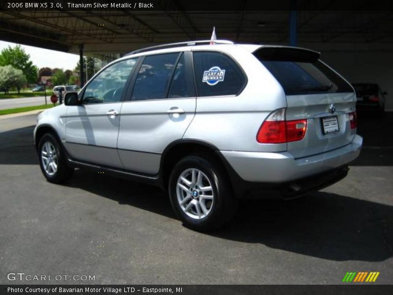 Titanium Silver Metallic / Black 2006 BMW X5 3.0i