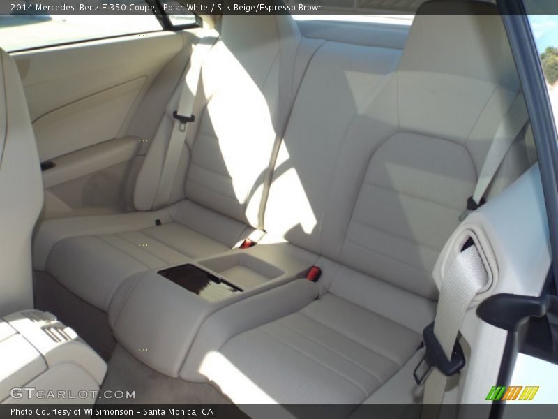 Polar White / Silk Beige/Espresso Brown 2014 Mercedes-Benz E 350 Coupe