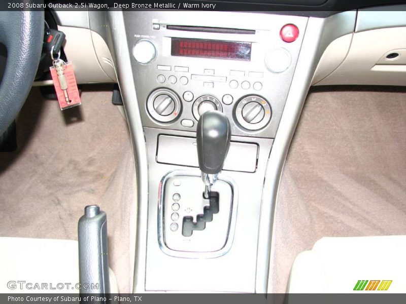 Deep Bronze Metallic / Warm Ivory 2008 Subaru Outback 2.5i Wagon