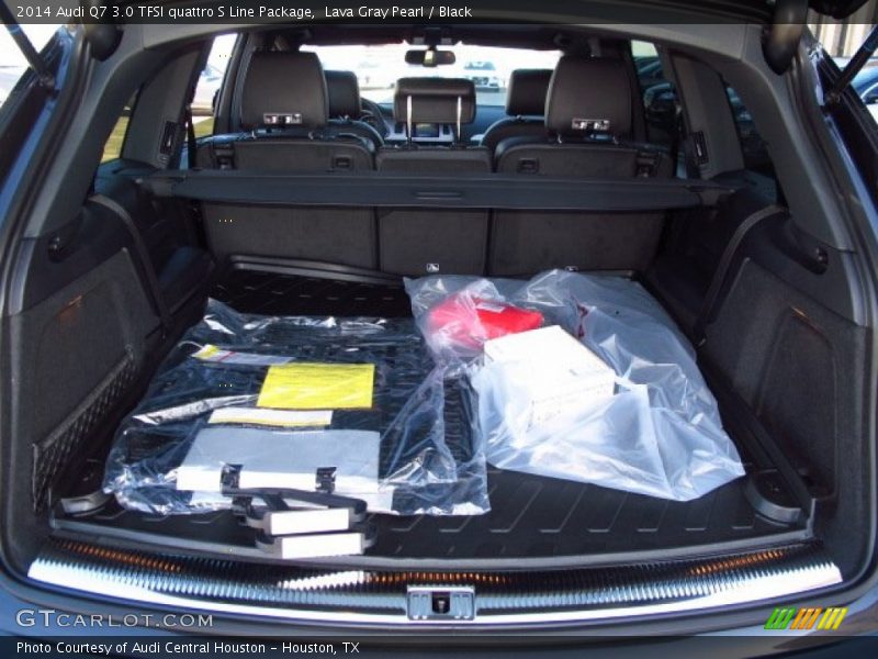 Lava Gray Pearl / Black 2014 Audi Q7 3.0 TFSI quattro S Line Package
