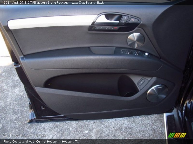 Lava Gray Pearl / Black 2014 Audi Q7 3.0 TFSI quattro S Line Package