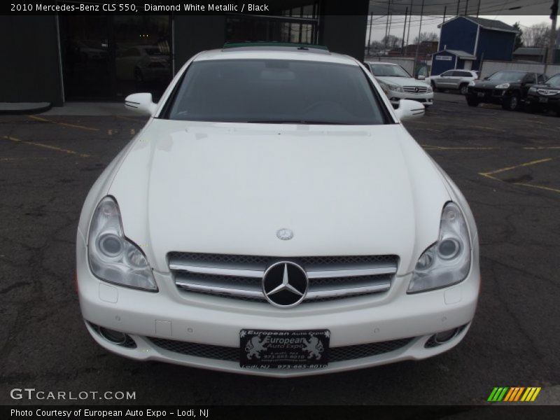 Diamond White Metallic / Black 2010 Mercedes-Benz CLS 550