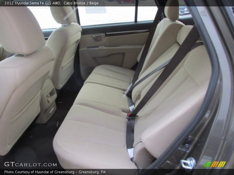 Cabo Bronze / Beige 2012 Hyundai Santa Fe GLS AWD