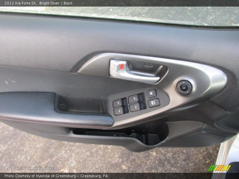 Bright Silver / Black 2011 Kia Forte SX