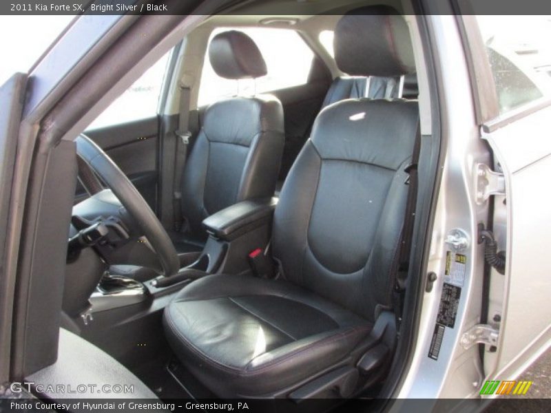 Front Seat of 2011 Forte SX