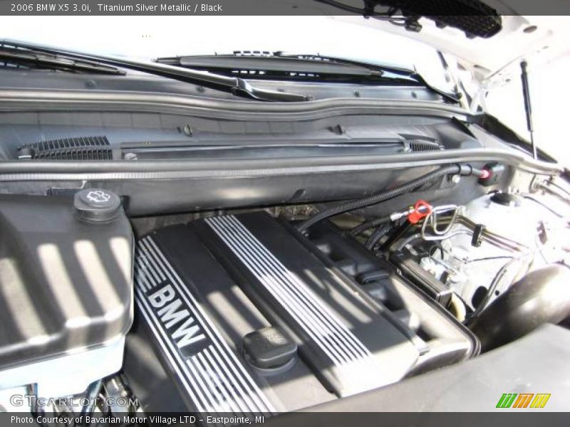Titanium Silver Metallic / Black 2006 BMW X5 3.0i