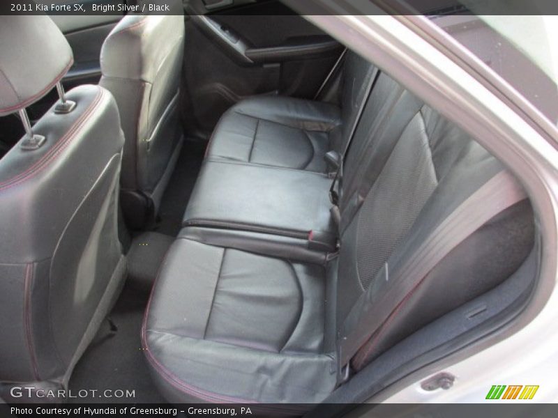 Bright Silver / Black 2011 Kia Forte SX