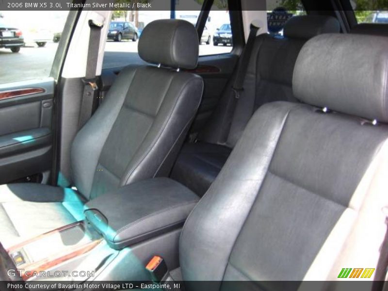 Titanium Silver Metallic / Black 2006 BMW X5 3.0i