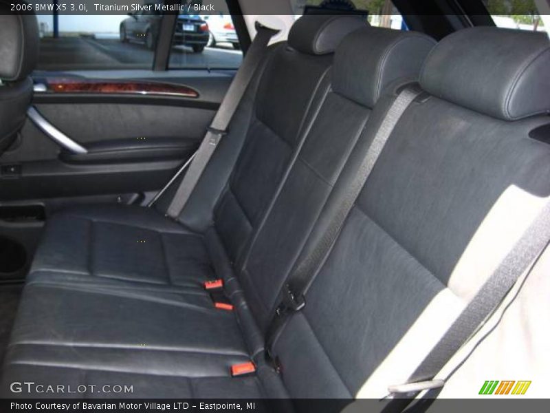 Titanium Silver Metallic / Black 2006 BMW X5 3.0i
