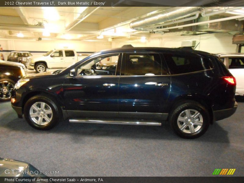 Dark Blue Metallic / Ebony 2012 Chevrolet Traverse LT
