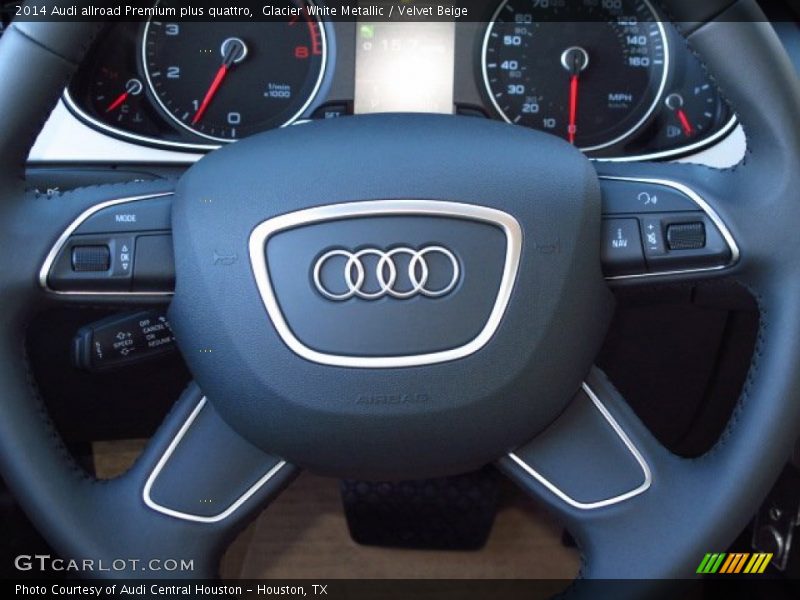 Glacier White Metallic / Velvet Beige 2014 Audi allroad Premium plus quattro