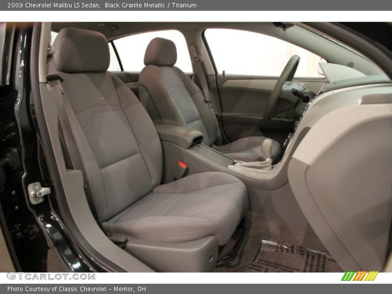 Black Granite Metallic / Titanium 2009 Chevrolet Malibu LS Sedan