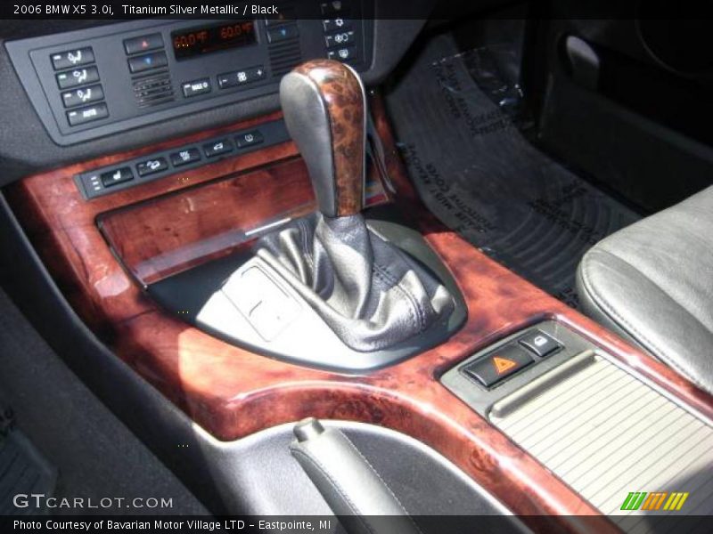 Titanium Silver Metallic / Black 2006 BMW X5 3.0i