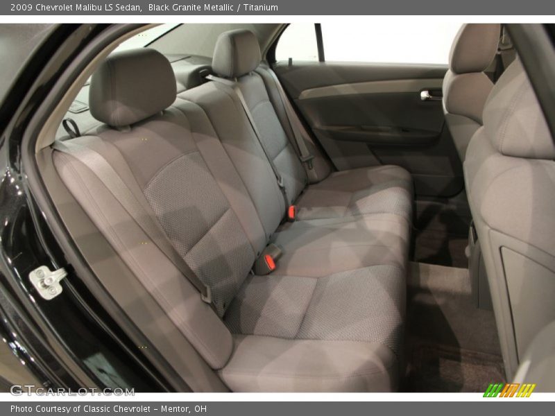 Black Granite Metallic / Titanium 2009 Chevrolet Malibu LS Sedan