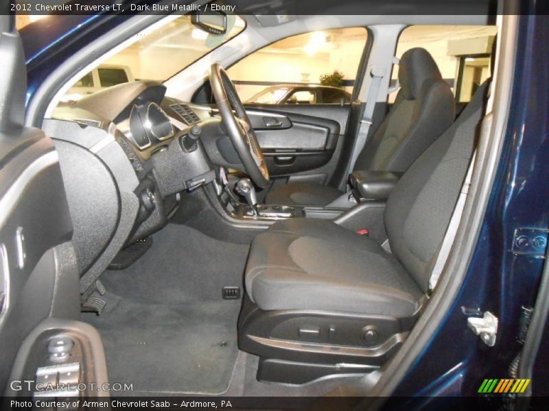 Dark Blue Metallic / Ebony 2012 Chevrolet Traverse LT