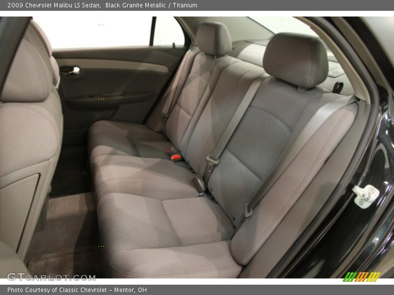 Black Granite Metallic / Titanium 2009 Chevrolet Malibu LS Sedan