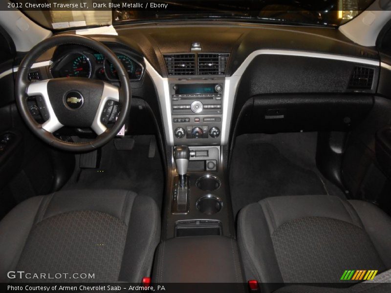 Dark Blue Metallic / Ebony 2012 Chevrolet Traverse LT