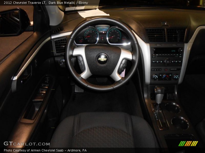 Dark Blue Metallic / Ebony 2012 Chevrolet Traverse LT