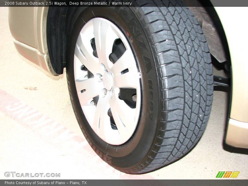 Deep Bronze Metallic / Warm Ivory 2008 Subaru Outback 2.5i Wagon