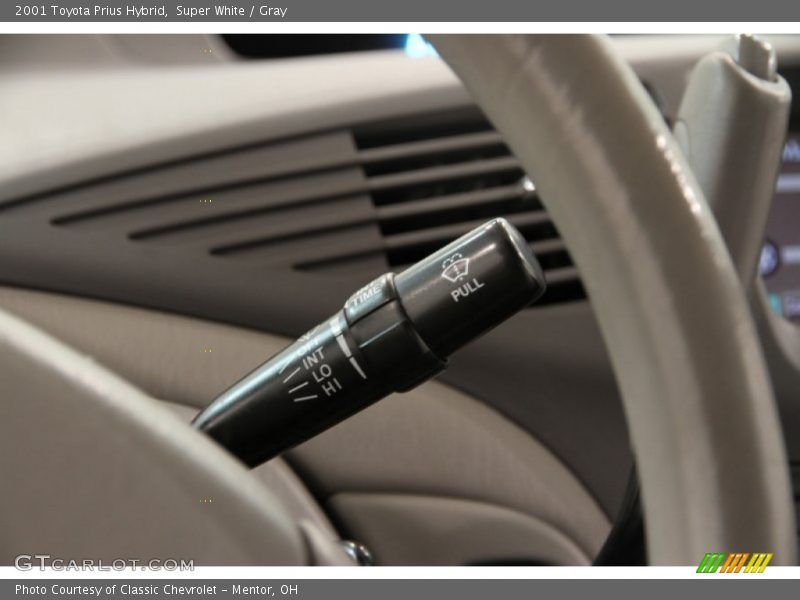 Super White / Gray 2001 Toyota Prius Hybrid