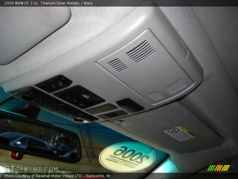 Titanium Silver Metallic / Black 2006 BMW X5 3.0i