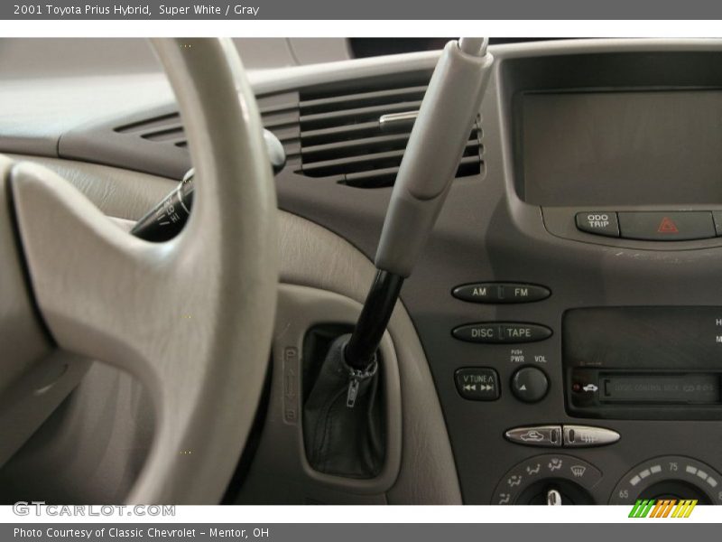 Super White / Gray 2001 Toyota Prius Hybrid