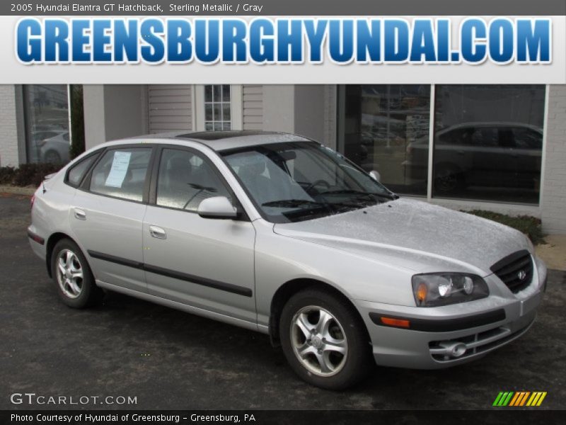 Sterling Metallic / Gray 2005 Hyundai Elantra GT Hatchback