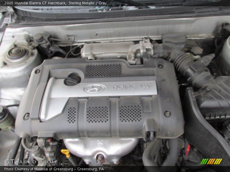 Sterling Metallic / Gray 2005 Hyundai Elantra GT Hatchback
