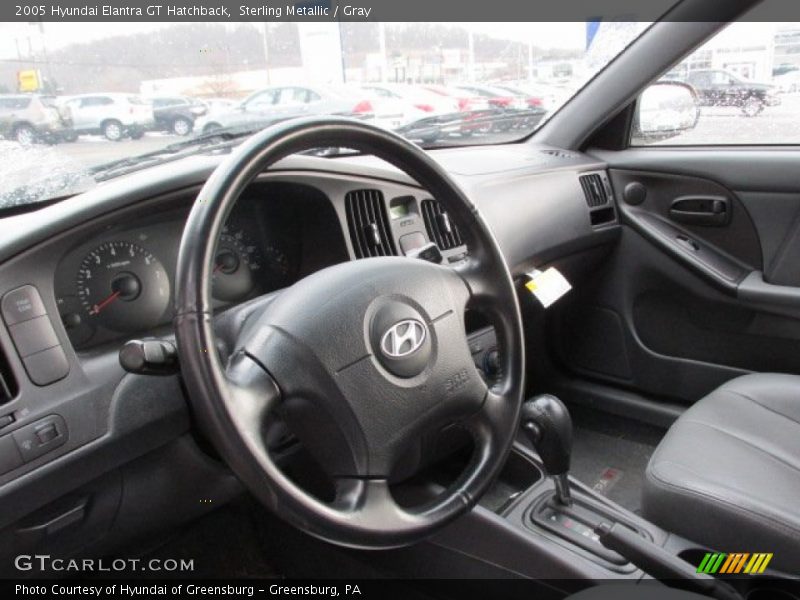 Sterling Metallic / Gray 2005 Hyundai Elantra GT Hatchback