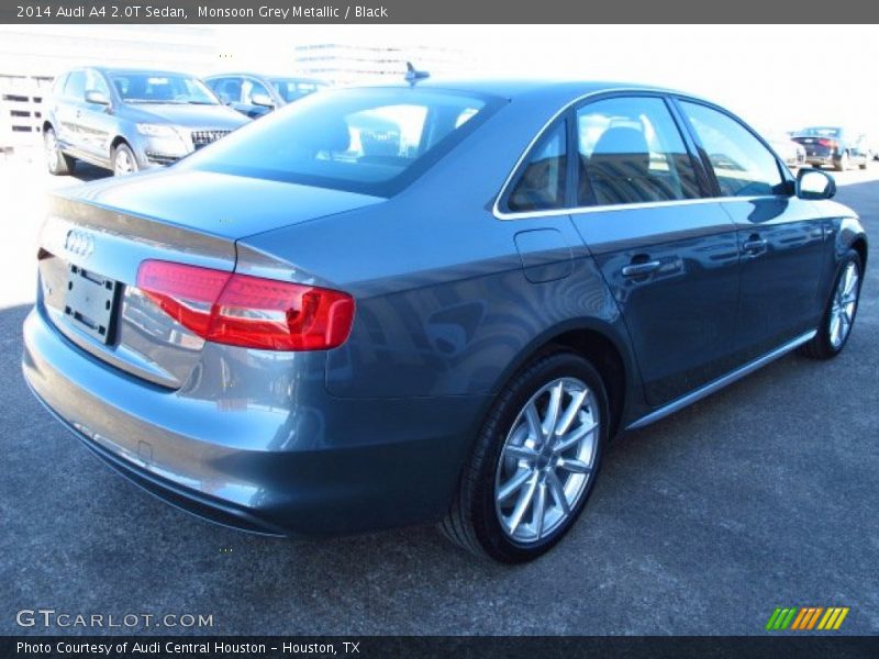Monsoon Grey Metallic / Black 2014 Audi A4 2.0T Sedan