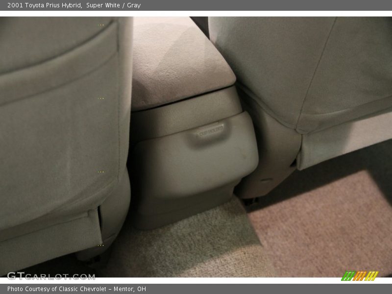 Super White / Gray 2001 Toyota Prius Hybrid