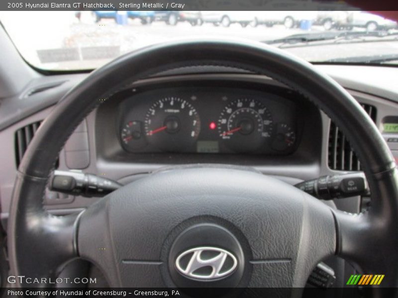 Sterling Metallic / Gray 2005 Hyundai Elantra GT Hatchback