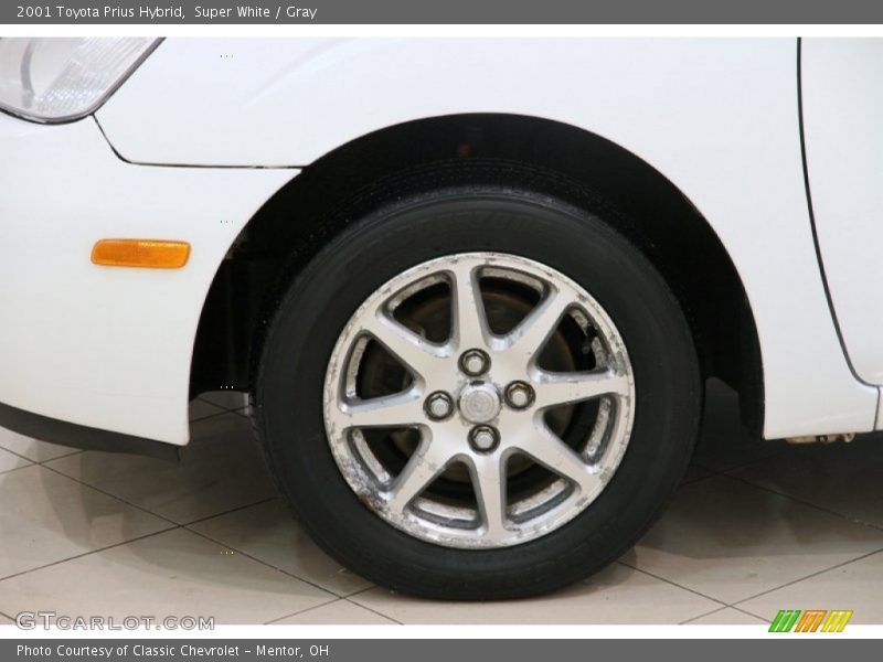 Super White / Gray 2001 Toyota Prius Hybrid